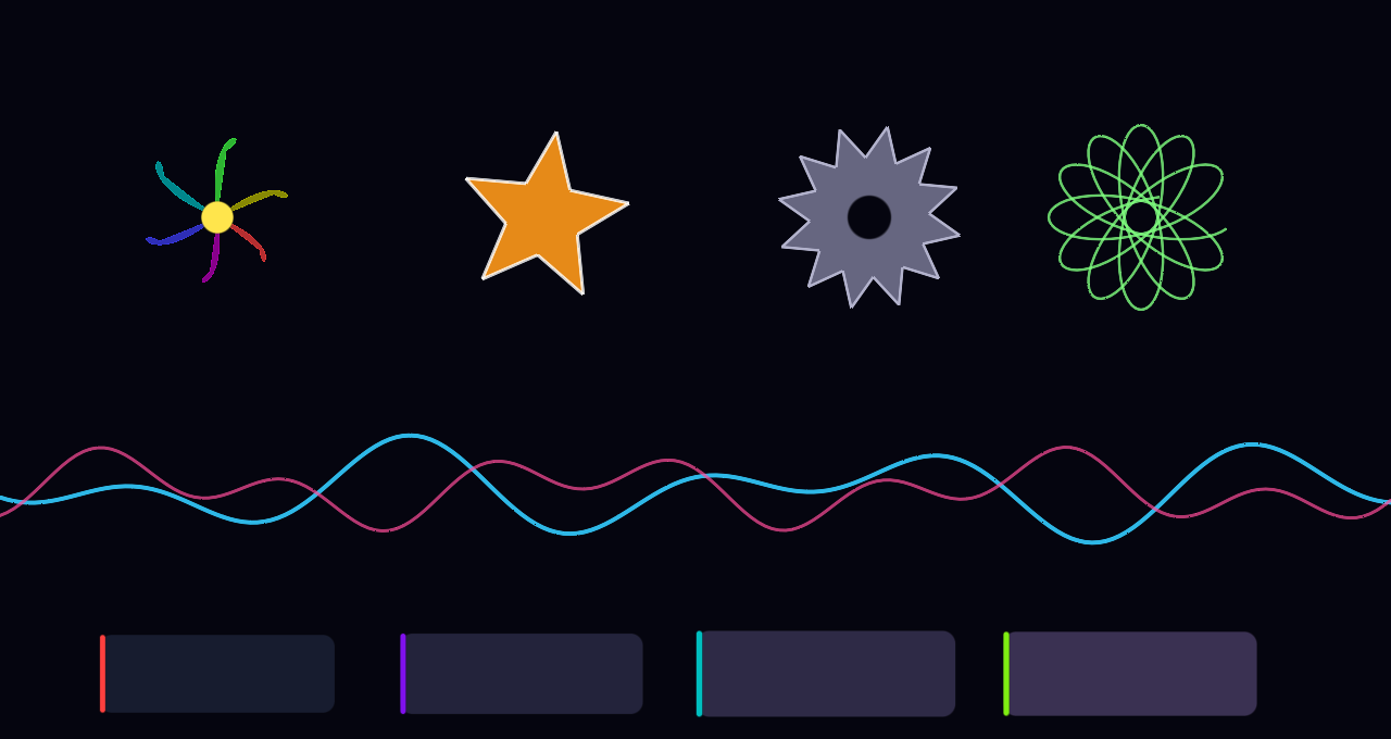 VectorGL animated path rendering examples